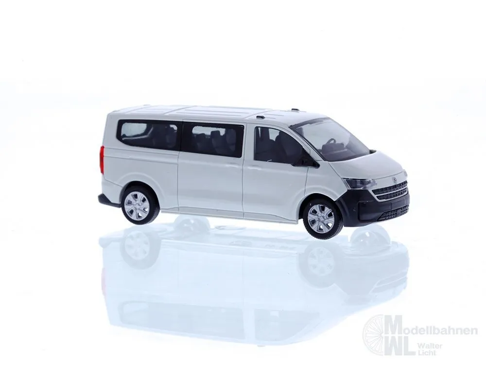 Rietze 11719 - Volkswagen Transporter T7 Bus LR FD clear white H0 1:87