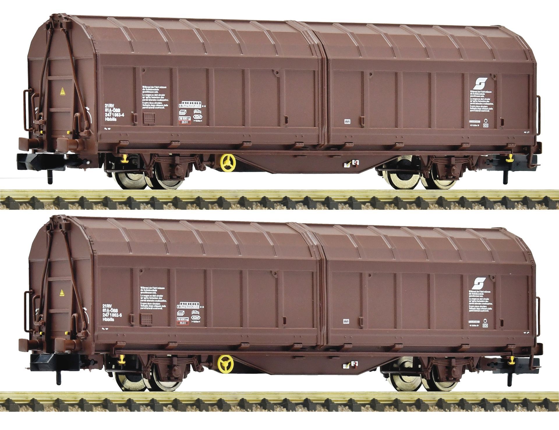 Fleischmann 6660129 - Schiebewandwagen Set ÖBB Ep.VI 2.tlg. N 1:160