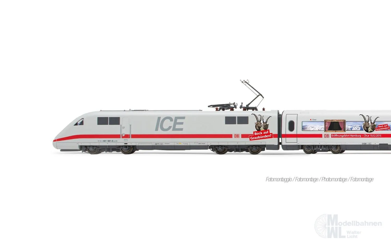 Lima 1755 - Triebzug ICE 1 DB Ep.VI Bock auf Graubünden 4.tlg. H0/GL