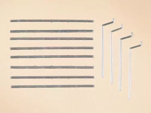 Auhagen 48643 - Dachrinnen, Fallrohre H0 1:87 / TT 1:120