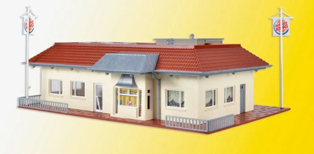Vollmer 43632 - Burger King-Schnellrestaurant H0 1:87