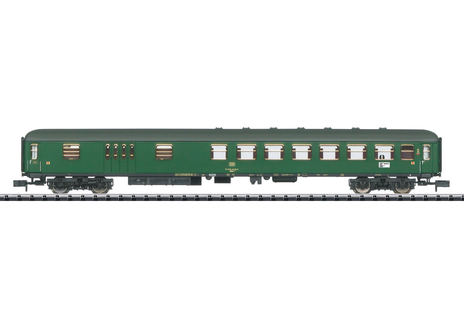 Trix 18475 - Schnellzugwagen DB Ep.IV 2.Kl./Gepäck BDüms 273 N 1:160