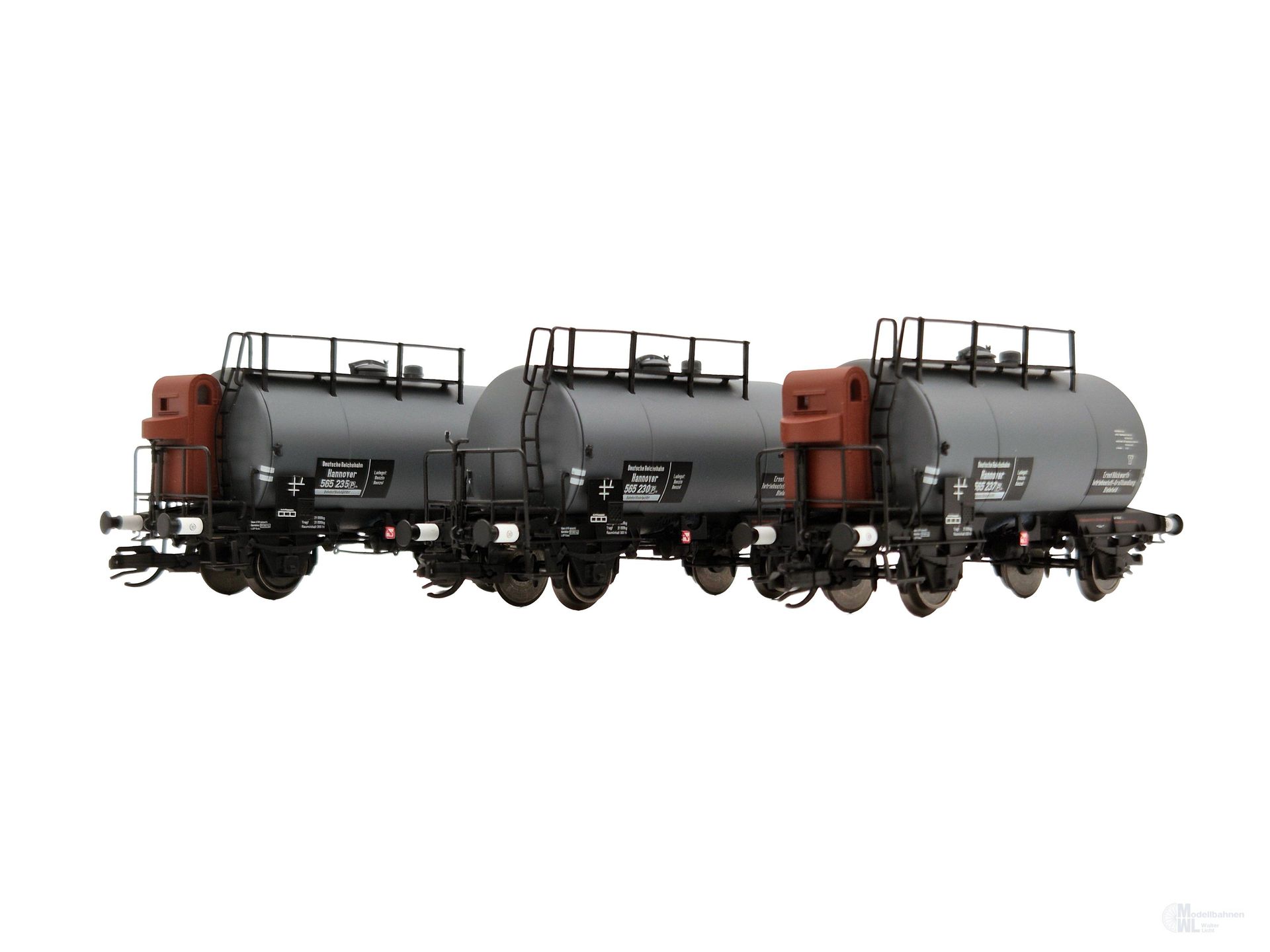 Saxonia Modellbau 120114-2 - Kesselwagen Set DRG Ep.II Typ Deutz 3.tlg. TT 1:120