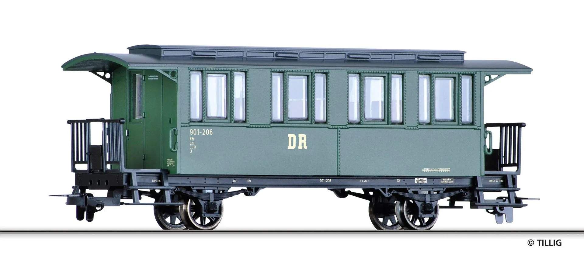 Tillig 13908 - Personenwagen DR Ep.III KBi H0m