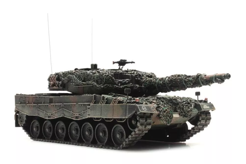 ARTITEC b.v. 6870110 - Panzer Leopard 2A4 Fleckentarnung Gefechtsklar Bundeswehr H0 1:87