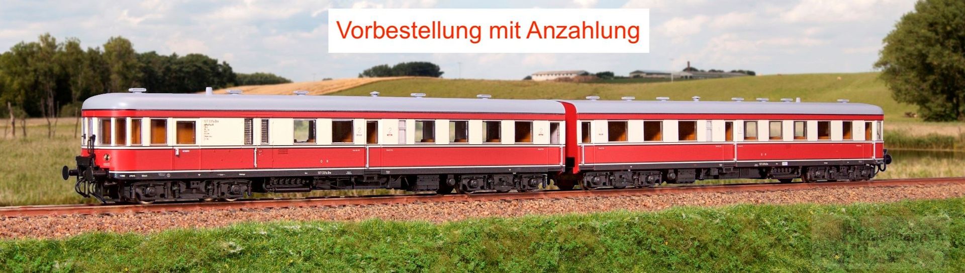 Kres 51001300 - Triebzug VT 134 Stettin DR Ep.III TT 1:120