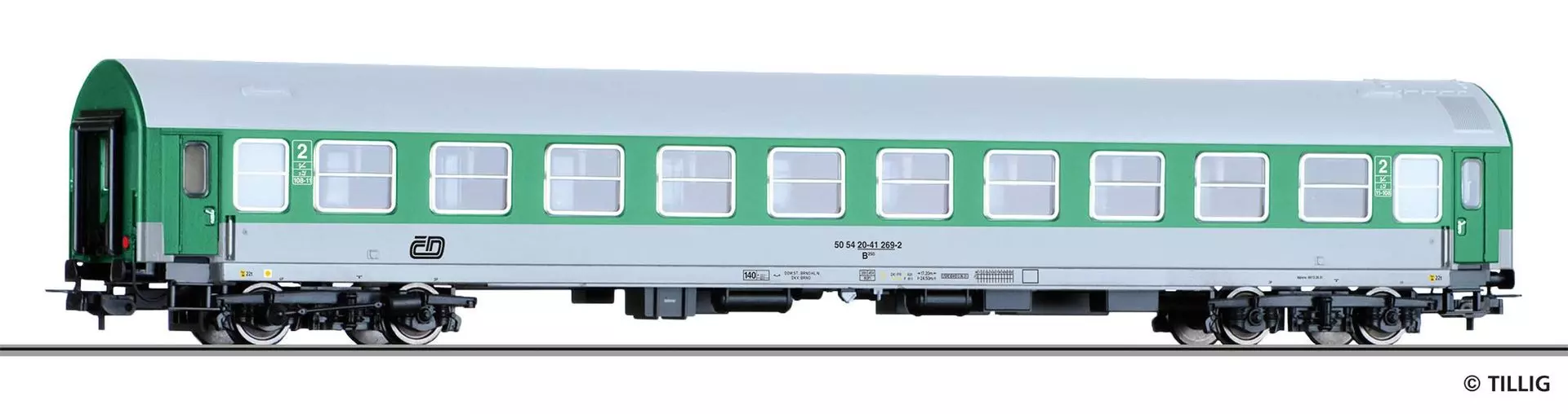 Tillig 74958 - Personenwagen CD Ep.V 2.Kl. B 250 Typ Y H0/GL
