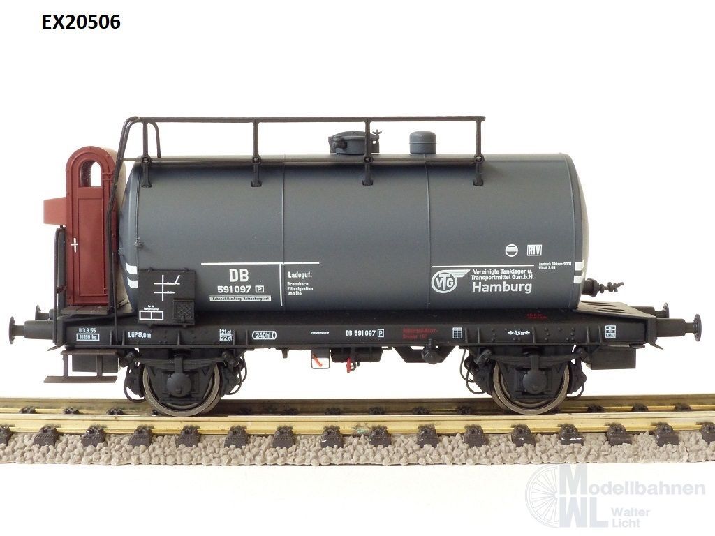 Exact Train 20506 - Kesselwagen Set DB Ep.III 24m3 Uedinger Kesselwagen VTG 2.tlg. H0/GL Exact Train 20506 - Kesselwagen Set DB Ep.III 24m3 Uedinger Kesselwagen VTG 2.tlg. H0/GL