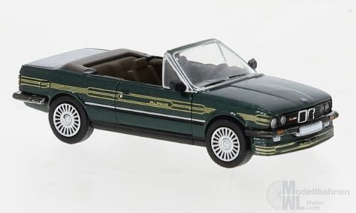 PCX-Models 870445 - BMW Alpina C2 2,7 Cabriolet metallic dunkegrün/Dekor 1986 H0 1:87
