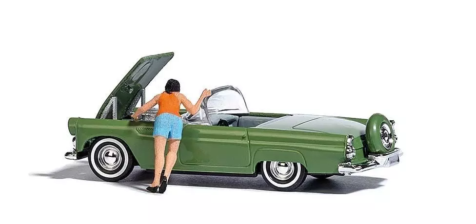 Busch 7826 - A-Set: Motorshow H0 1:87