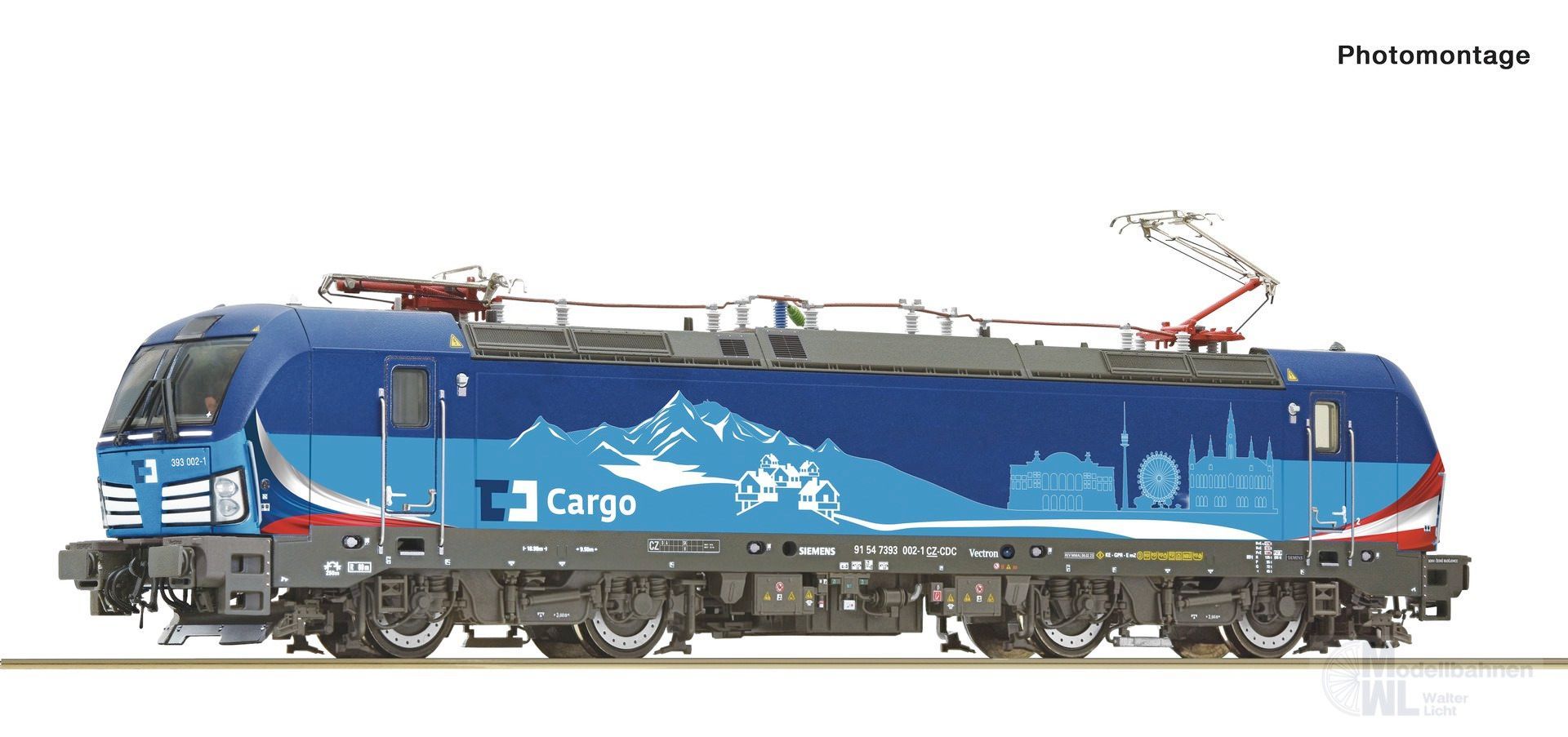 Roco 7500113 - E-Lok BR 393 002-1 CD Ep.VI H0/GL Roco 7500113 - E-Lok BR 393 002-1 CD Ep.VI H0/GL