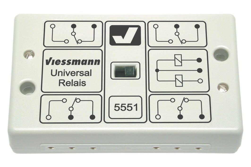 Viessmann 5551 - Universal Relais 1 x 4 UM