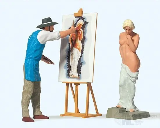 Preiser 45095 - Kunstmaler und Modell Spur G