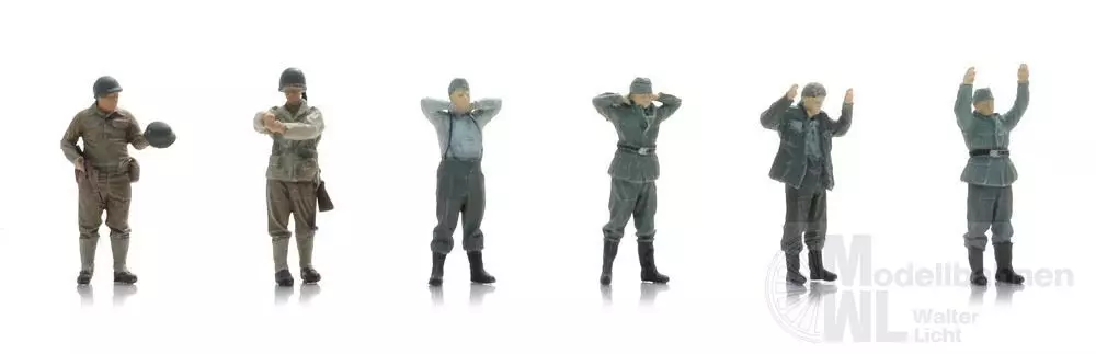 ARTITEC b.v. 5720012 - WM-Kriegsgefangene +  Amerikanische Soldaten Fertigmodell 1:72