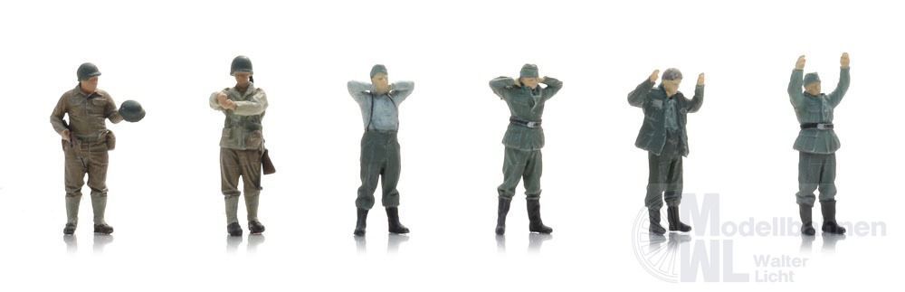 ARTITEC b.v. 5720012 - WM-Kriegsgefangene +  Amerikanische Soldaten Fertigmodell 1:72