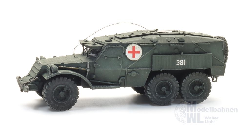 ARTITEC b.v. 6870768 - DDR SPW 152 K Sanitätspanzer H0 1:87 Fertigmodell