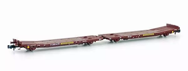 Hobbytrain 23785 - Flachwagen Einheit DR/TWA 800A Ep.IV N 1:160
