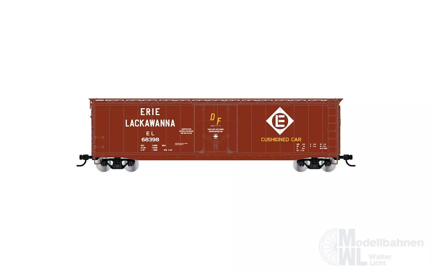 Rivarossi 6664C - Güterwagen gedeckt Erie Lackawanna 68360 H0/GL