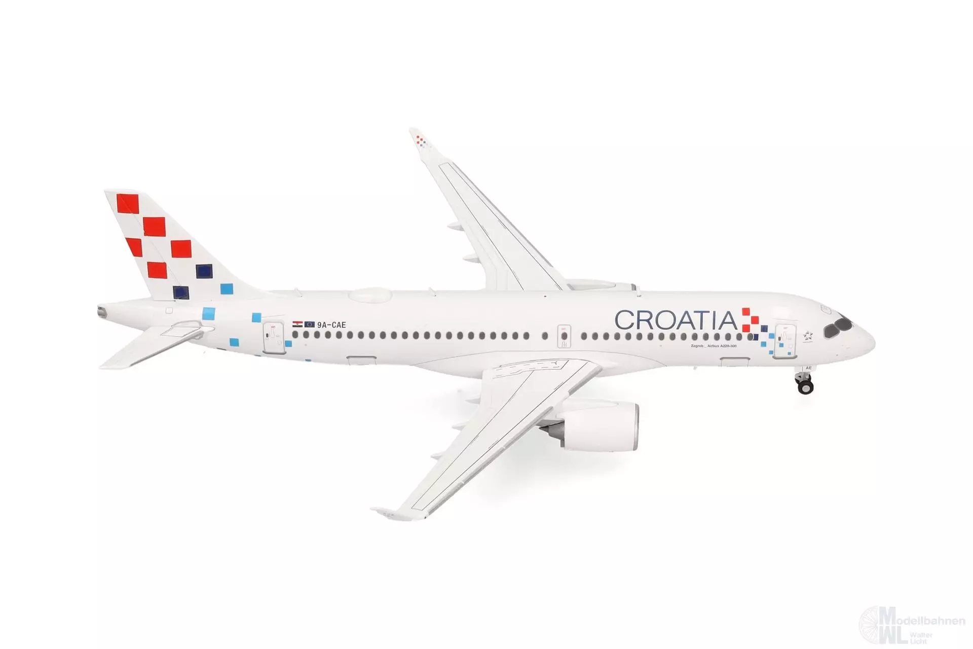 Herpa 573757 - Airbus A220-300 Croatia Airlines 1:200