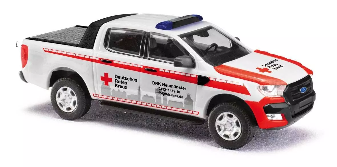 Busch 52818 - Ford Ranger DRK Neumünster H0 1:87
