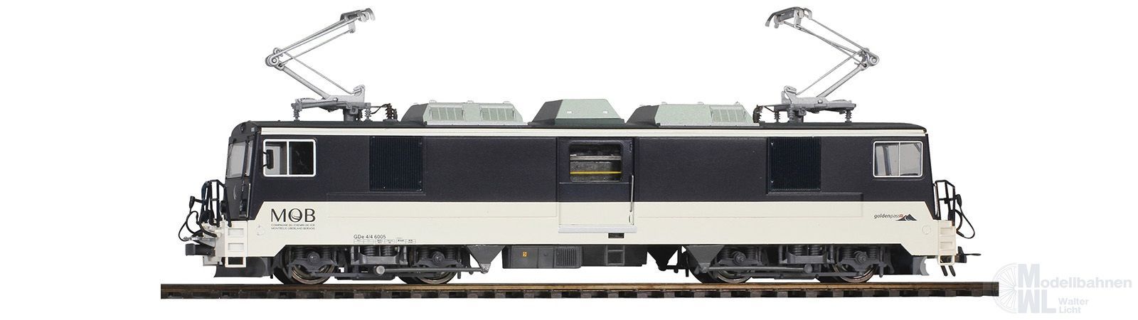 Bemo 1380355 - E-Lok GDe 4/4 6005 MOB Ep.VI neus Design nachtblau/beige H0m Sound