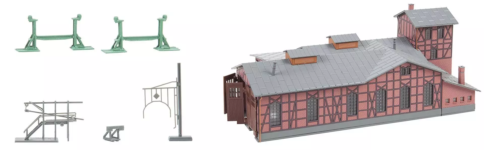 Faller 222113 - Bw-Set Lokschuppen N 1:160