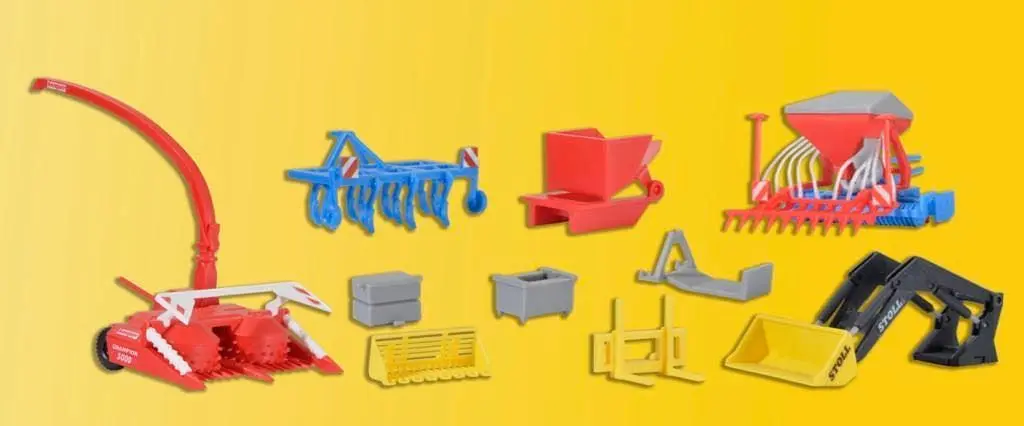 Kibri 10910 - Landwirtschaftliches Geräte-Set H0 1:87