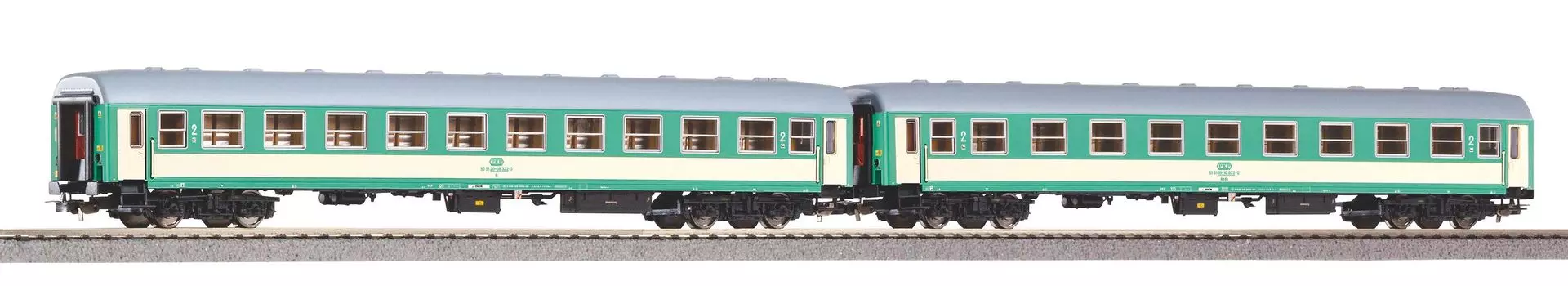 Piko 58395 - Personenwagen Set PKP Ep.V 111A 2.tlg. H0/GL