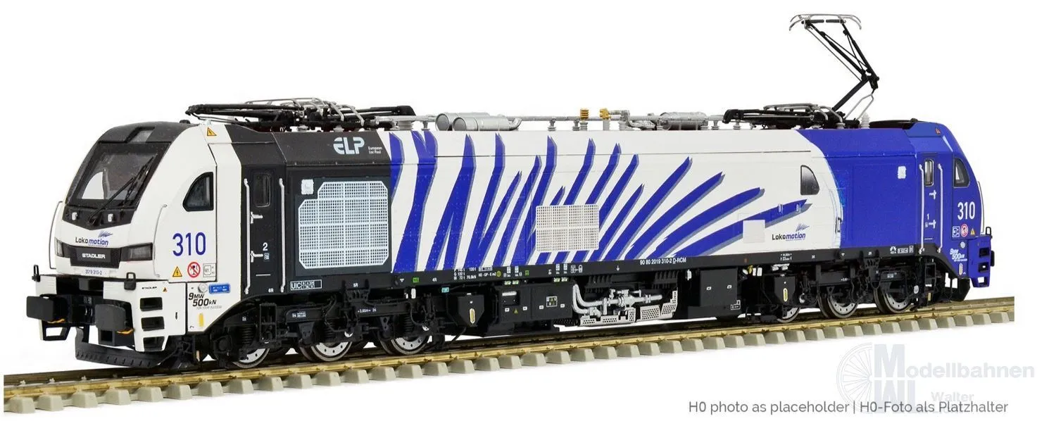 Sudexpress T0193101 - Zweikraftlok BR 2019 310-2 Euro 9000 Lokomotion Ep.VI TT 1:120