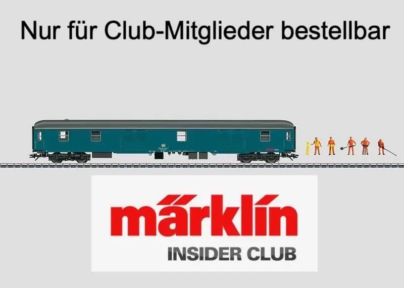 Märklin 49965 - INSIDER Bahndienstwagen DB Ep.IV H0/WS SOUND
