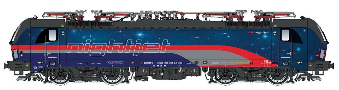 LS Models 17913S - E-Lok Rh 1293 200 Vectron ÖBB Nightjet Ep.VI H0/WS Sound