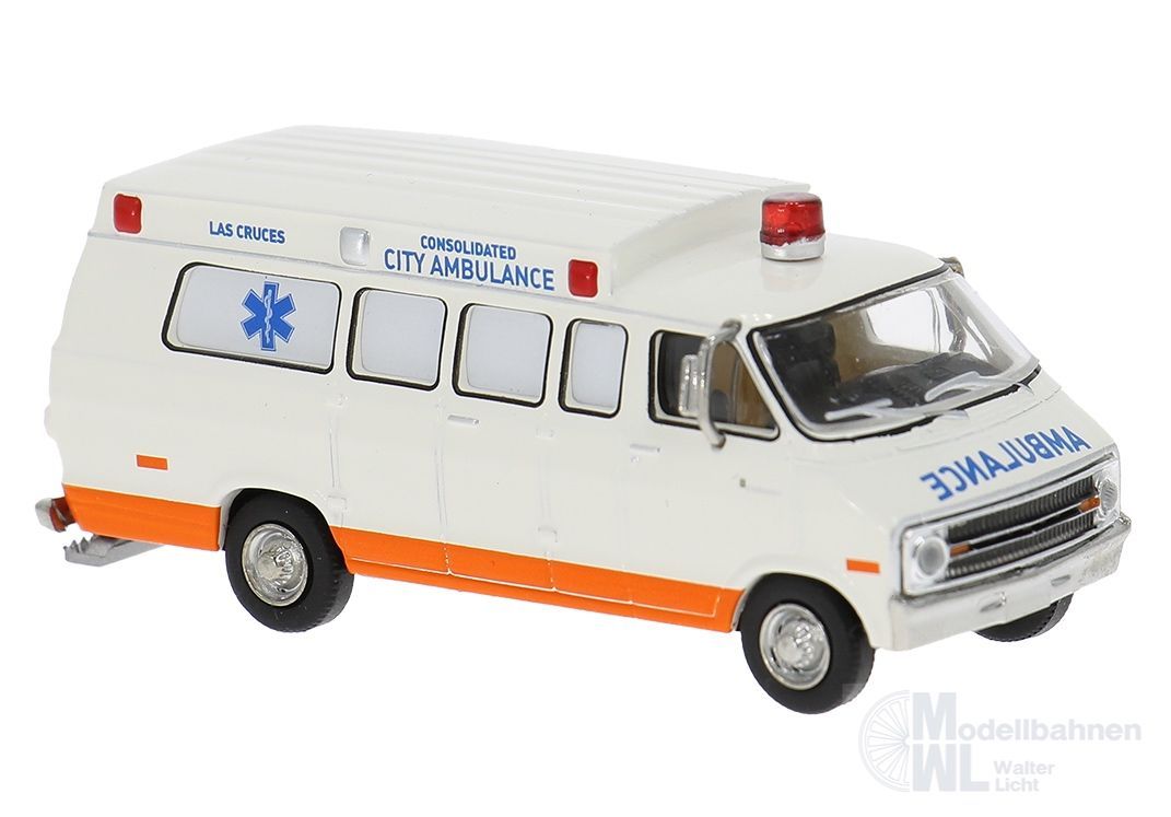 Brekina 18306 - Dodge B200 Moviecar nach Fleisch H0 1:87