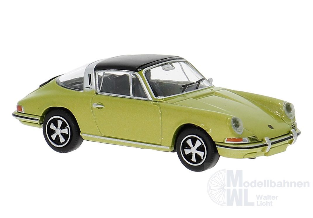 Brekina 16269 - Porsche 911 targa in gold H0 1:87