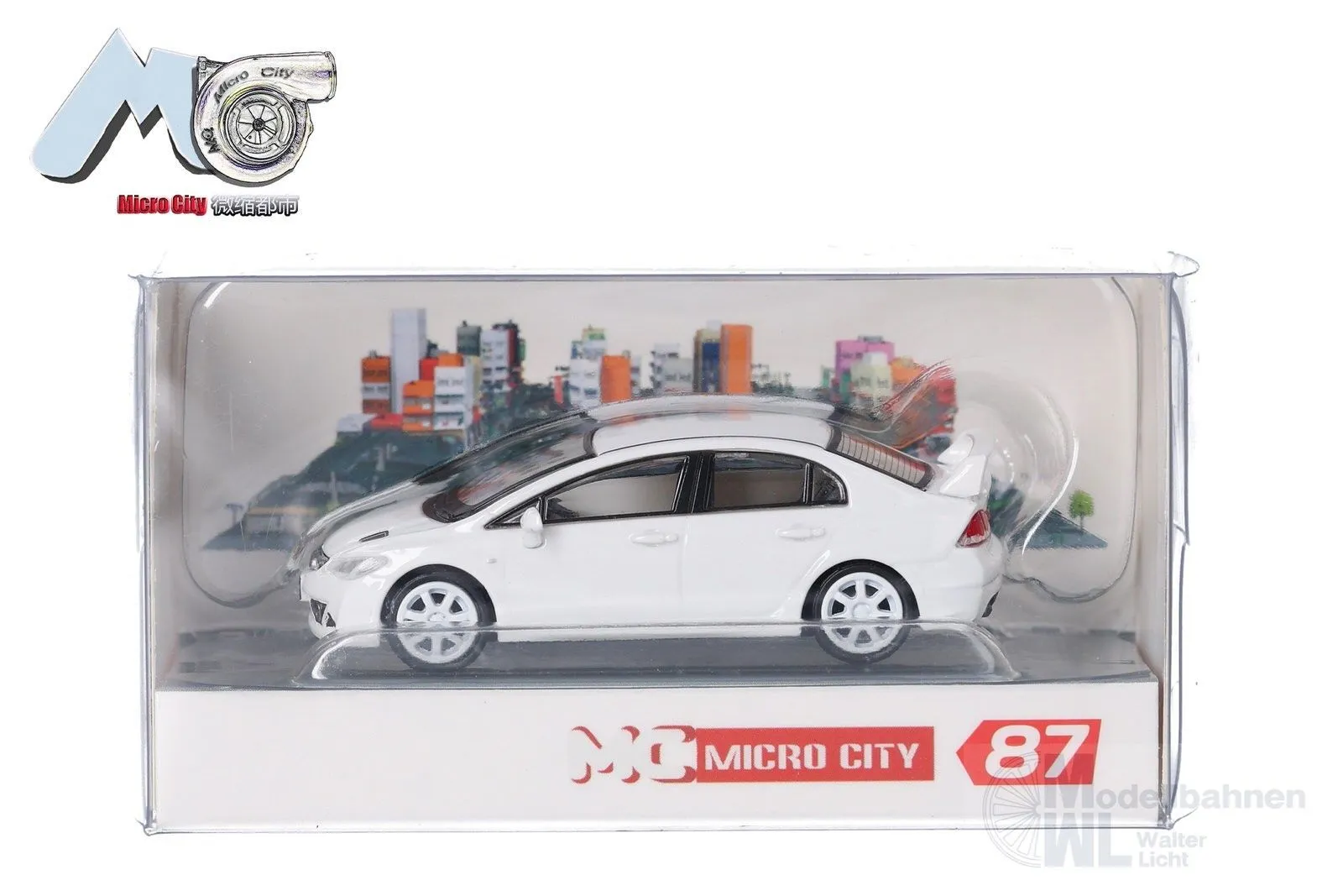 Herpa 87MC000099 - Honda Civic FD2 weiß H0 1:87