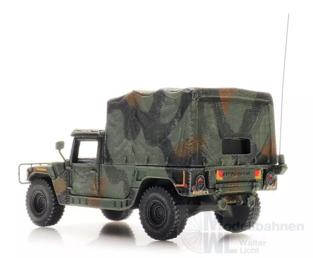 ARTITEC b.v. 6870554 - US Humvee Camo Cargo TK-HQ Unit H0 1:87