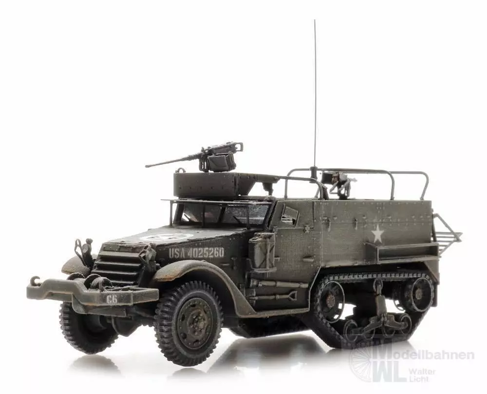 ARTITEC b.v. 6870435 - US M2A1 halftrack reconnaissance H0 1:87