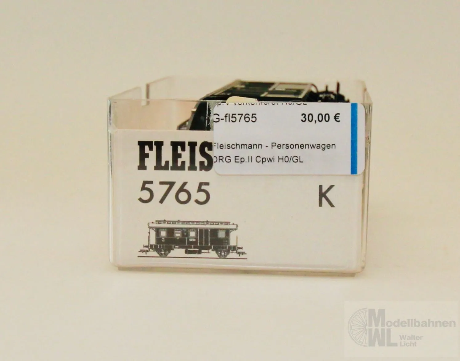 Fleischmann 5765 - Fleischmann - Personenwagen DRG Ep.II Cpwi H0/GL 
