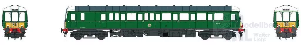 Heljan 14012621 - Triebwagen Class 122 GB Ep.III W55003 TT 1:120
