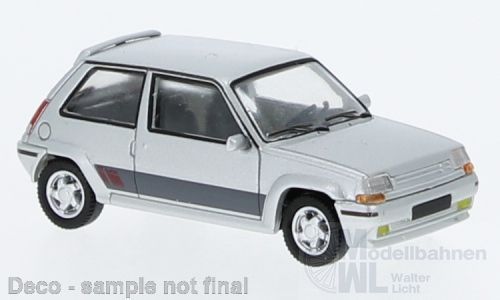 PCX-Models 870299 - Renault 5 GT Turbo silber 1987 H0 1:87