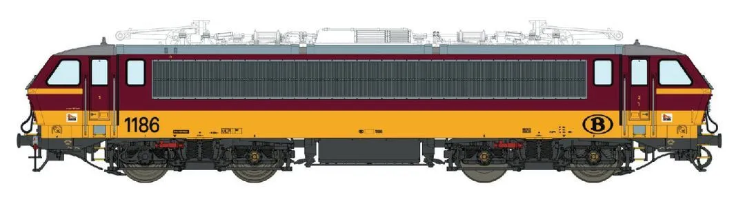 LS Models 12098DC - E-Lok HLE 11 SNCB Ep.VI Benelux H0/GL