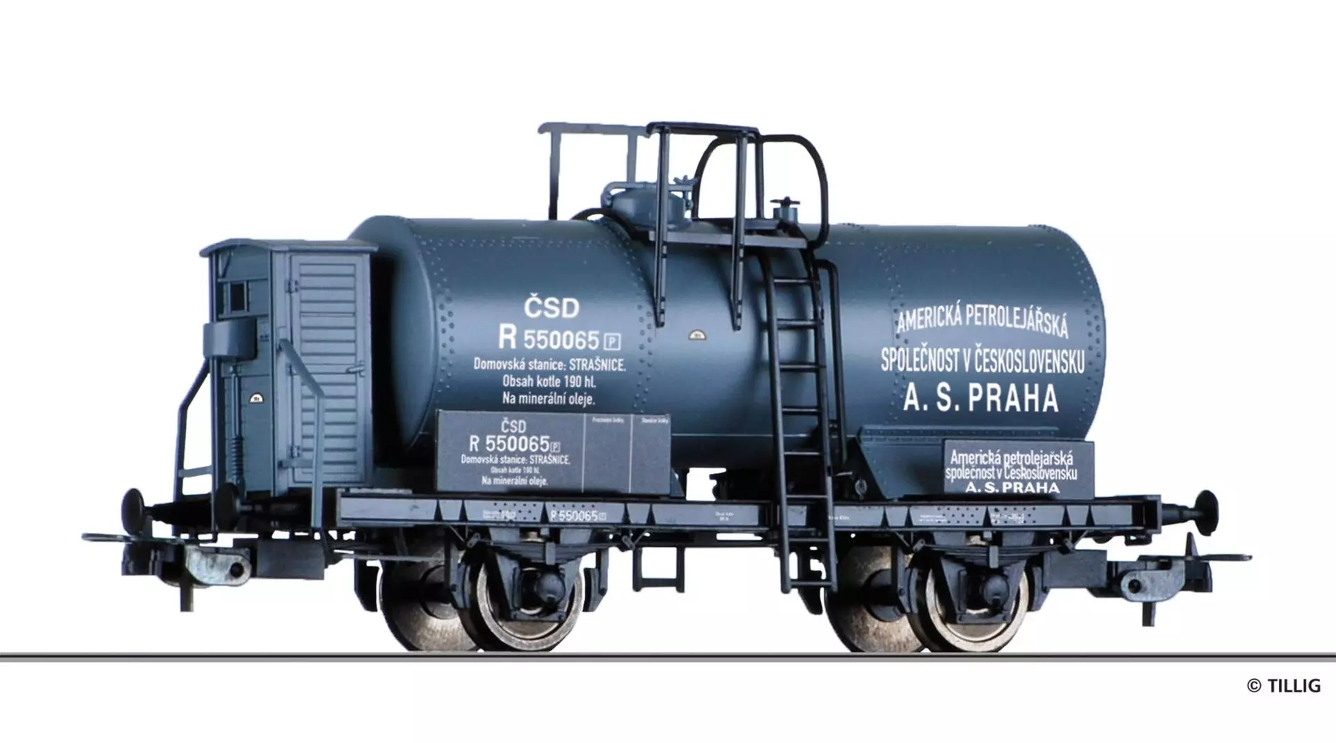 Tillig 76786 - Kesselwagen CSD Ep.II A.S. Praha H0/GL