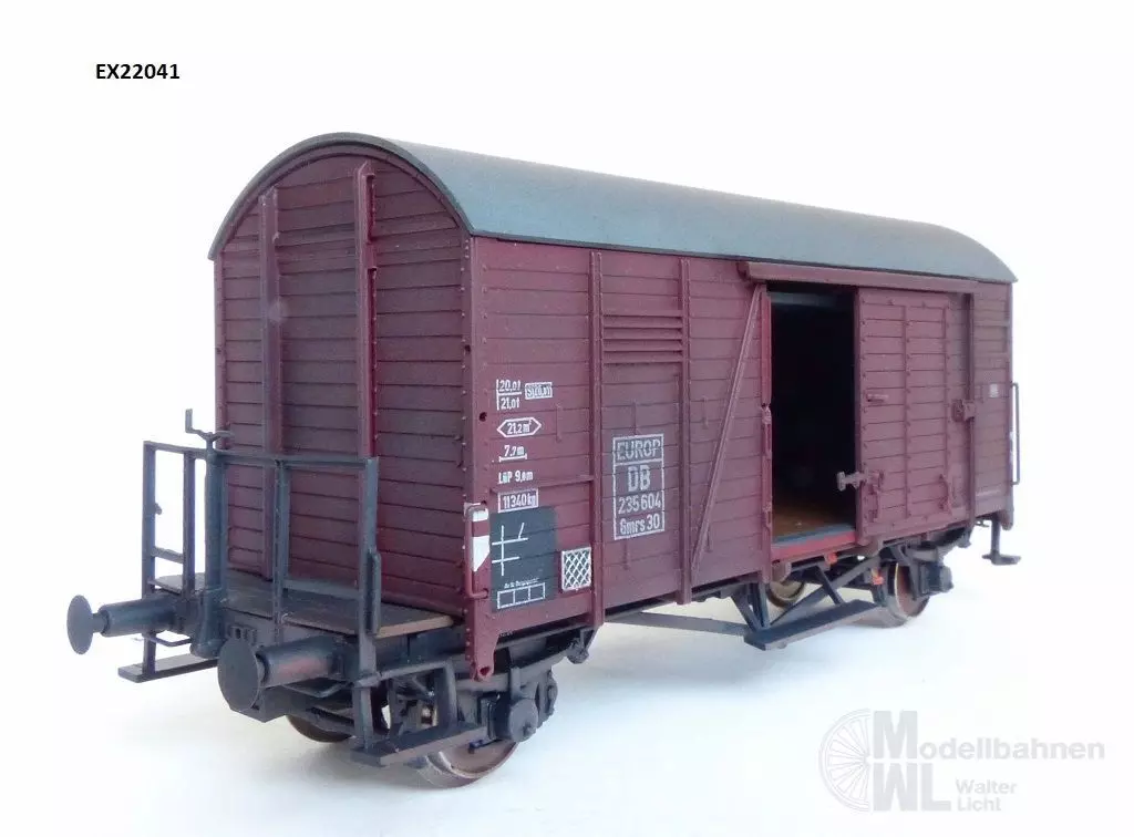 Exact Train 22041 - Güterwagen gedeckt DB Ep.III Gmrhs30 H0/GL