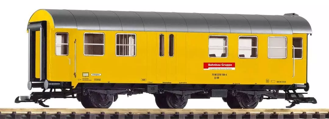 Piko 37611 - Werkstattwagen DB Ep.VI 3-achs gelb Spur G 1:22,5