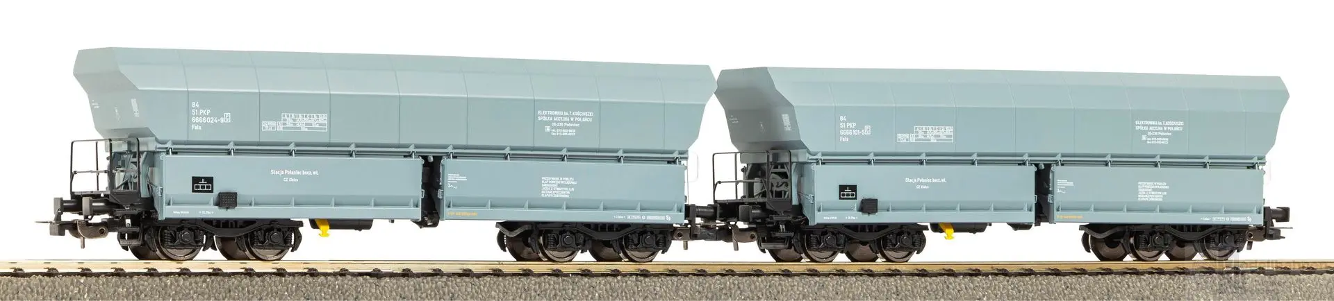 Piko 28340 - Selbstentladewagen Set PKP Ep.V 2.tlg. Fals Set 1 H0/GL