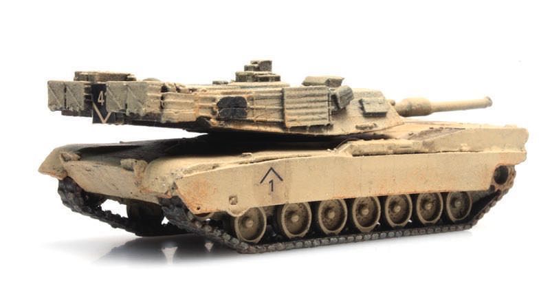 ARTITEC b.v. 6160078 - M1A1 Abrams Desert N train load N 1:160