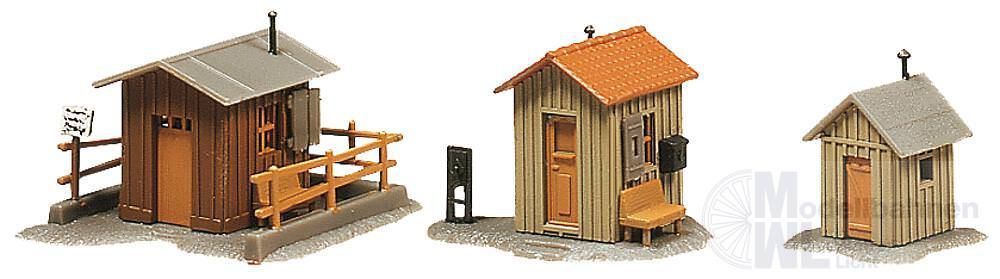 Faller 222177 - 3 Streckenhäuschen N 1:160 Faller 222177 - 3 Streckenhäuschen N 1:160