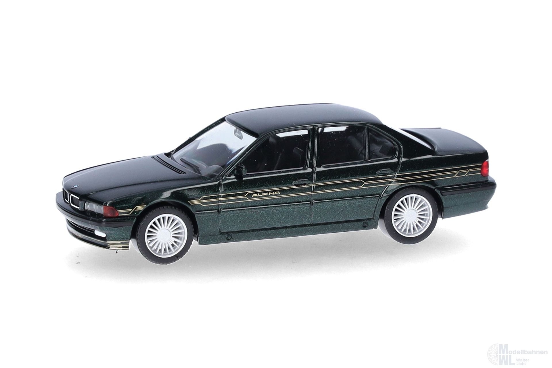 Herpa 431200 - BMW Alpina B12 (E38) grünmetallic H0 1:87 Herpa 431200 - BMW Alpina B12 (E38) grünmetallic H0 1:87