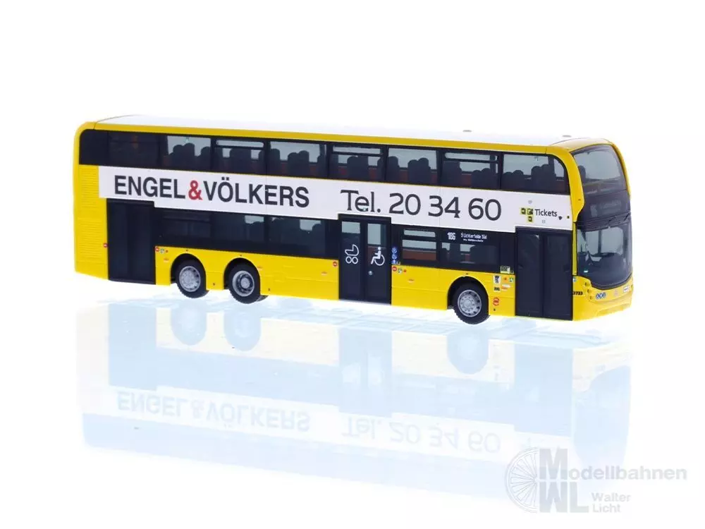 Rietze 78028 - Alexander Dennis Enviro 500 BVG - Engel & Völkers H0 1:87
