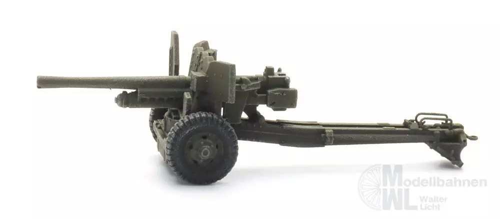 ARTITEC b.v. 6870774 - US M1 Field Gun 57 mm anti tank H0 1:87 Fertigmodell