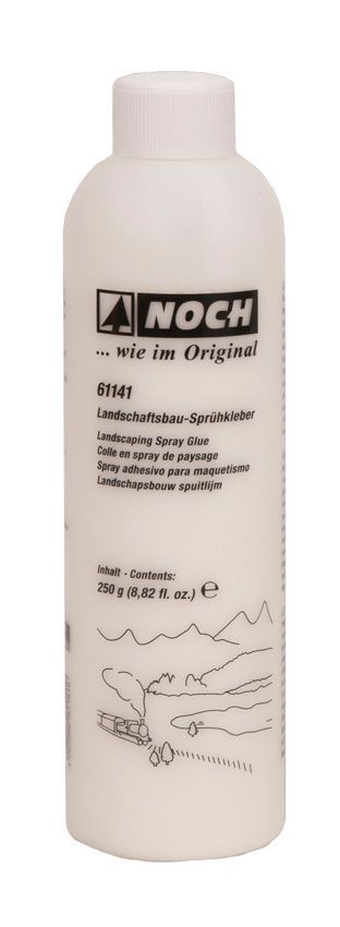 Noch 61141 - Landschaftsbau-Sprühleim 250 g, sprühfertig gemischt G/1/0/H0/H0m/H0e/TT/N/Z Noch 61141 - Landschaftsbau-Sprühleim 250 g, sprühfertig gemischt G/1/0/H0/H0m/H0e/TT/N/Z